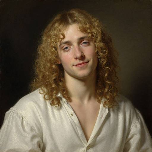 Edward Elric Portrait in Classical Style