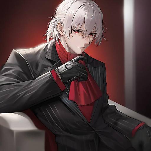 Illustration of Antonio salieri (second ascension) (fate), fate/grand order in the style of Suou-sensei