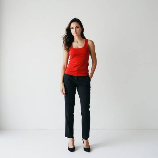 Sophisticated Woman in Modern Fashion