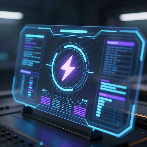 High-Tech Sci-Fi Progress Dashboard