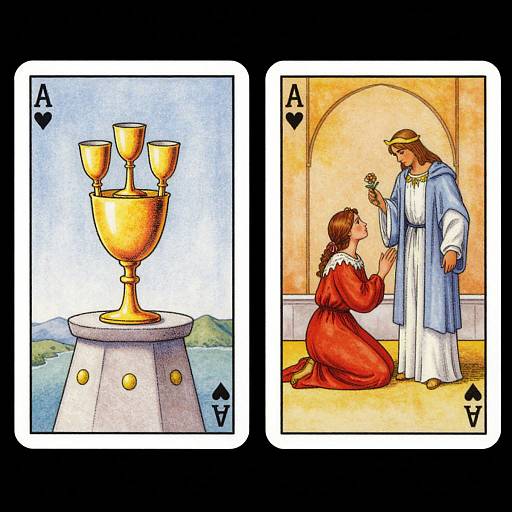 Dual Interpretations of Ace of Cups
