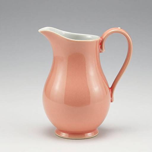 Vintage Coral Peach Beverage Pitcher