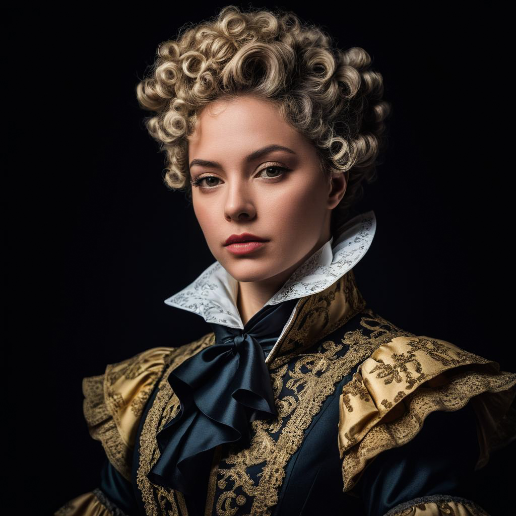 Dramatic Baroque Portrait Photography