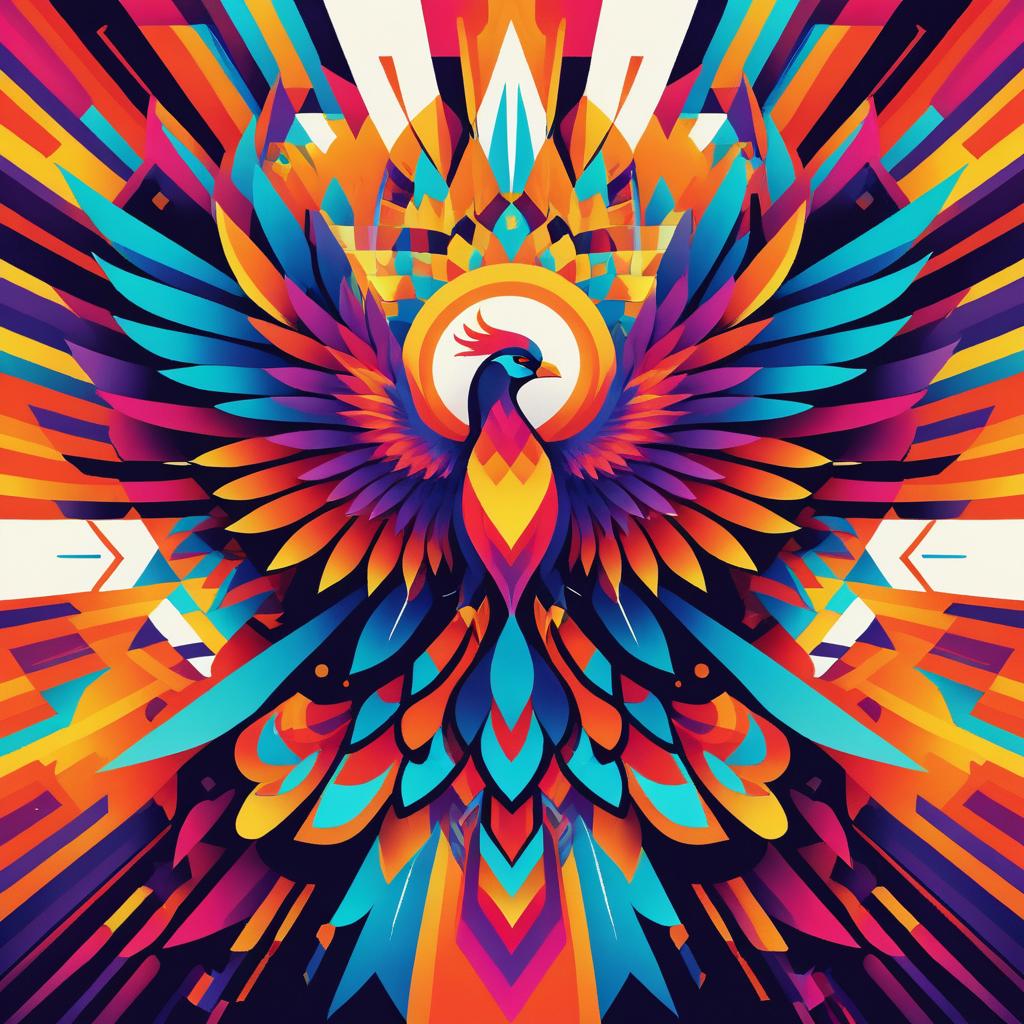 Empowerment Through Colorful Geometric Art