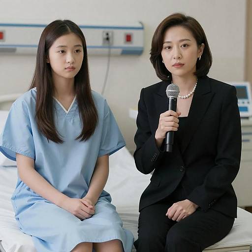 Serious Interview in a Hospital Setting