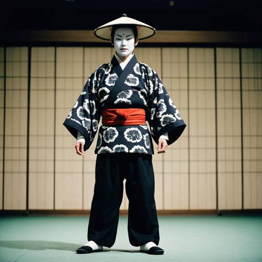 Solo Kabuki Theater Performance by a Boy