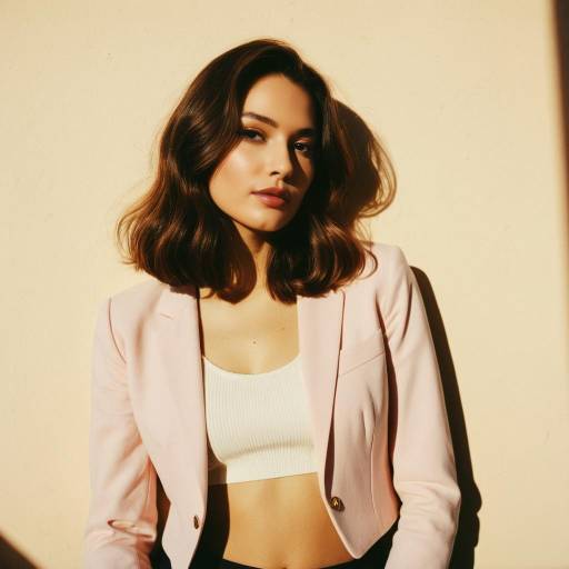 Chic Minimalist Woman in Blazer