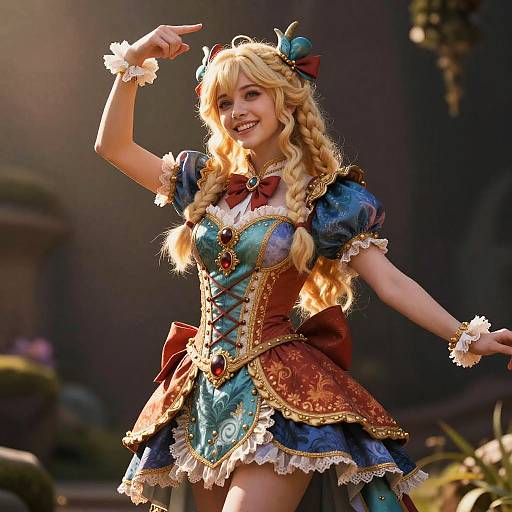 Whimsical Vore Fantasy Female Character