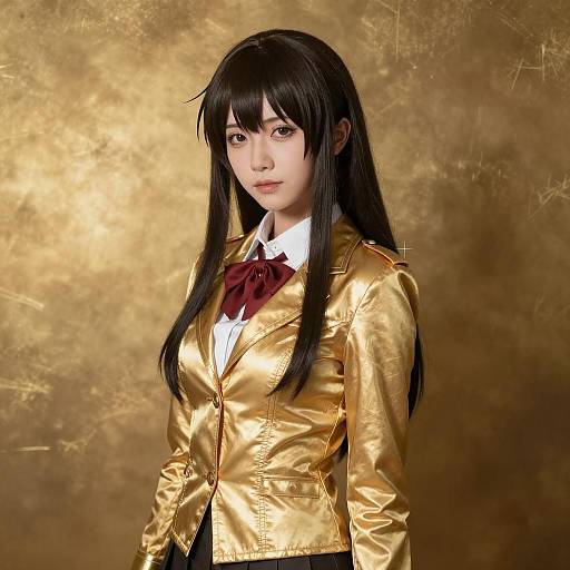 Realistic Ritsuko Akagi Cosplay Portrait