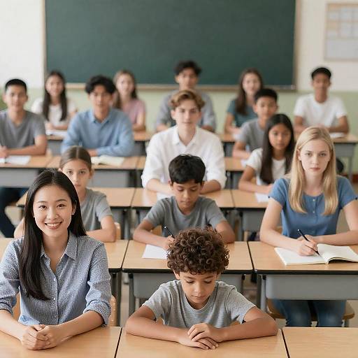 Diverse Students in Classroom