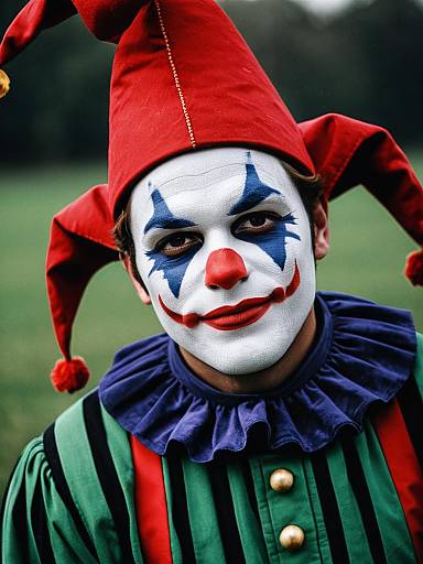 Traditional Jester in Costume