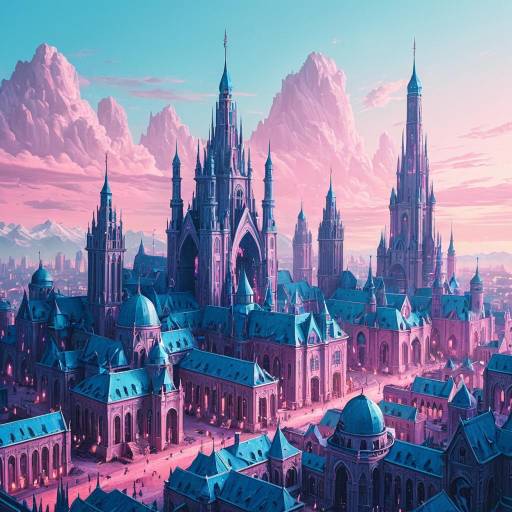 Ethereal Fantasy City of Archmages