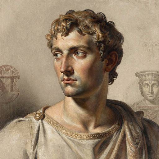 Noble Aeneas Charcoal Portrait