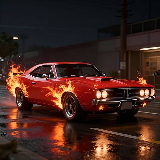 Hyper-Realistic 1969 Dodge Charger R/T