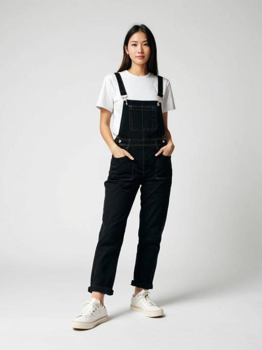 Casual Streetwear Look with Overalls