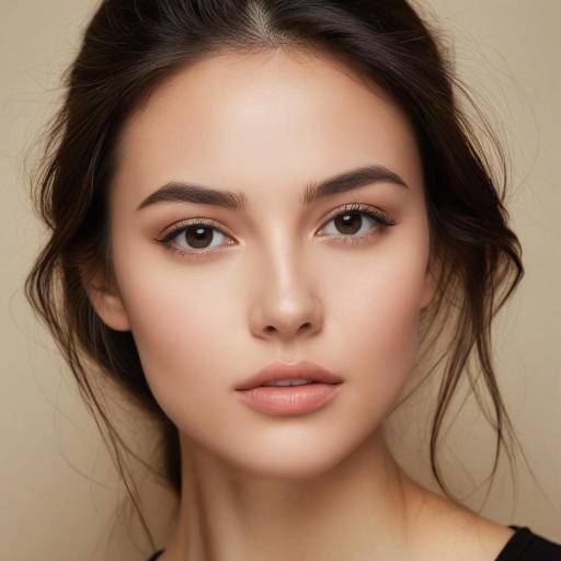 Realistic Portrait of a Young Woman
