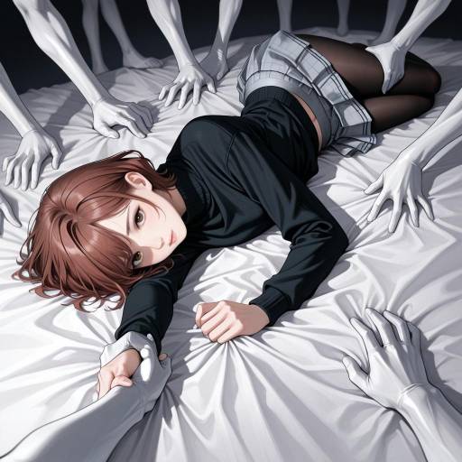Casual Pose of a Girl in Pantyhose