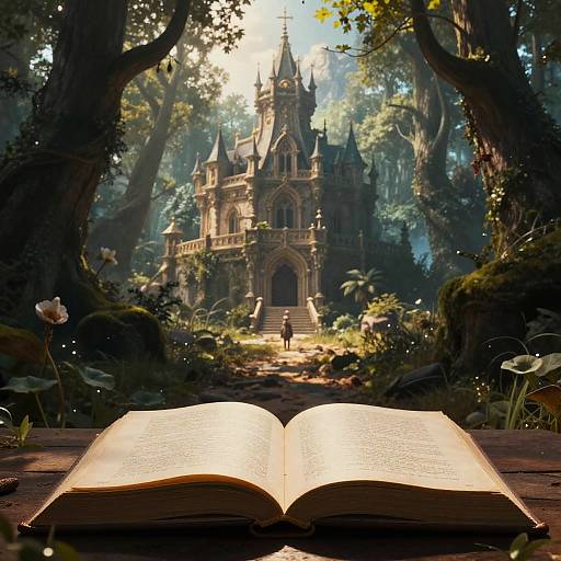 Cinematic Hyperreal Fairytale Illustration