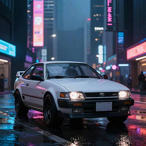 Cyberpunk Toyota Celica 2024 Scene