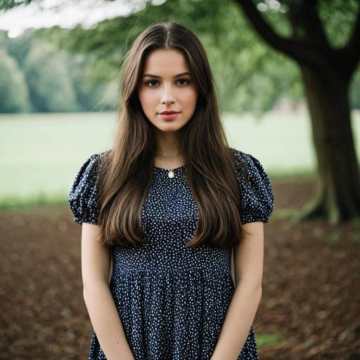 Girl in Milah Outfit Against Nature