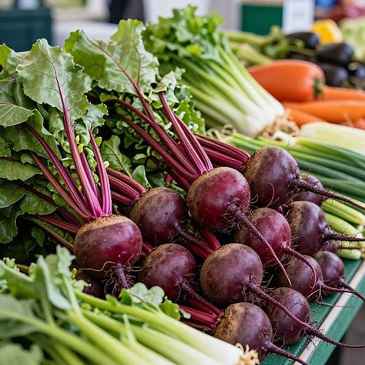 Vibrant Beet at Farmer's Market