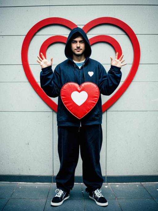 Cosmic Heart-Shaped Love Symbol Cosplay