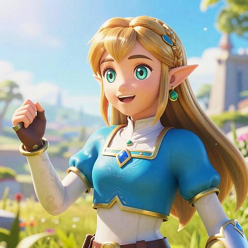 Realistic Princess Zelda Portrait
