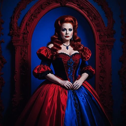 Cackling Countess in Sultry Vampire Style Cackling Countess in Sultry Vampire Style