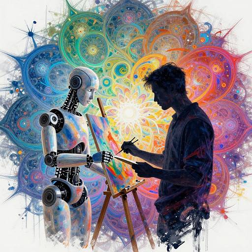 Fusion of Imagination and AI Art