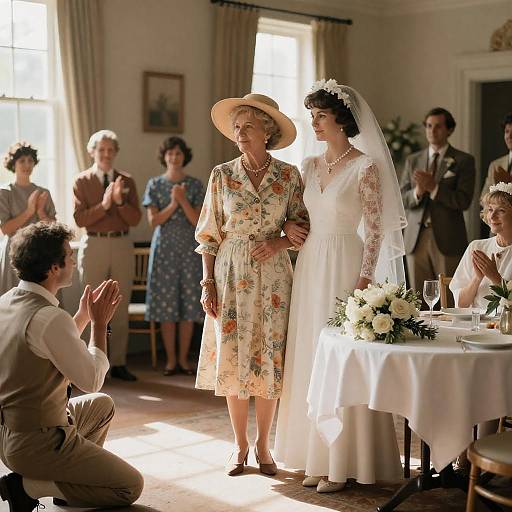 Capturing a 1980s Wedding Celebration