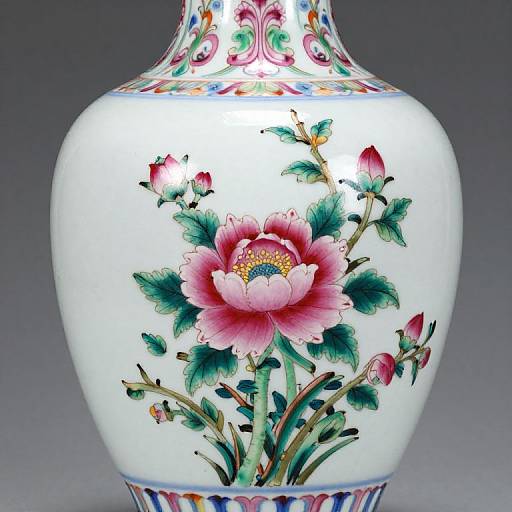 Ultra-High Res Porcelain Vase Detail