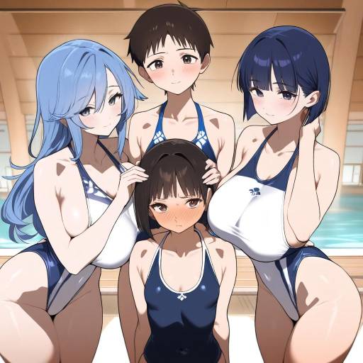 Sunny Day at the Beach with Ikari Shinji