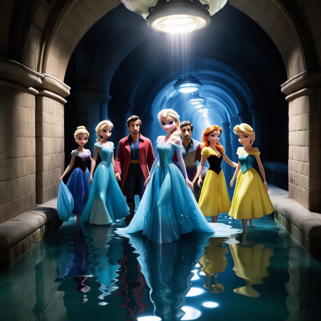 Elsa and Friends in Barcelona Sewers