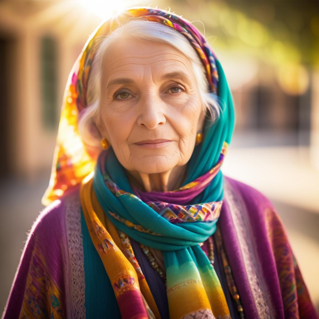 Vintage Portrait of an Elderly Woman