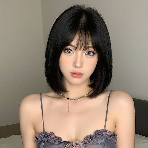 Realistic Portrait of Casual Sexy Woman