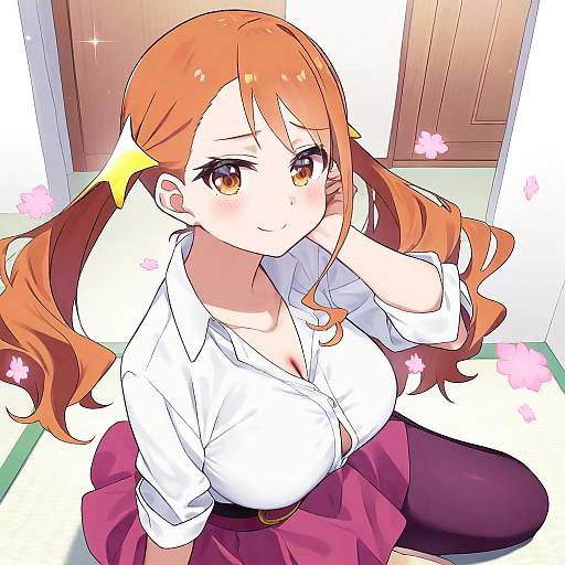 Illustration of Anjou naruko, ano hi mita hana no namae wo bokutachi wa mada shiranai. in the style of Kokone (coconeeeco)