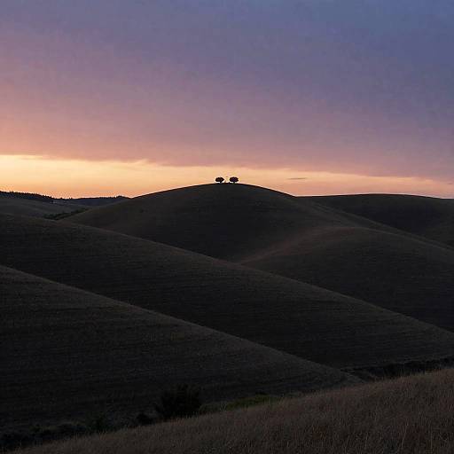Tranquil Twilight Rolling Hills