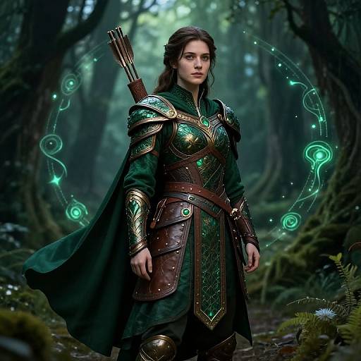 Enchanted Forest Fantasy Archer
