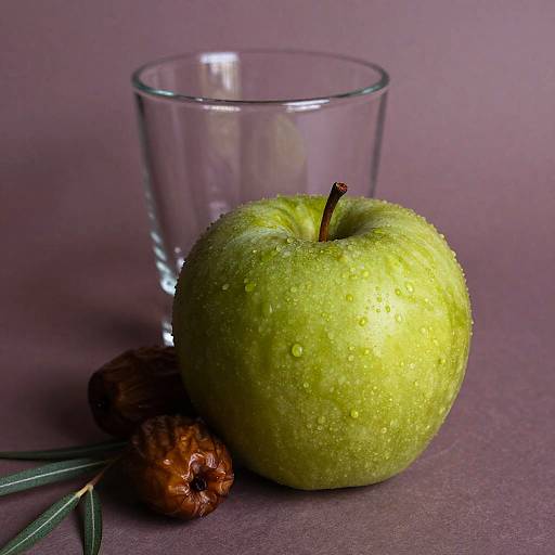 Photorealistic Still Life with Apple
