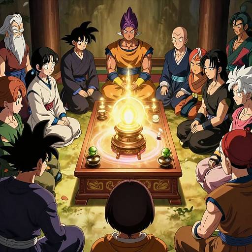 Dragon Ball Somber Funeral Scene