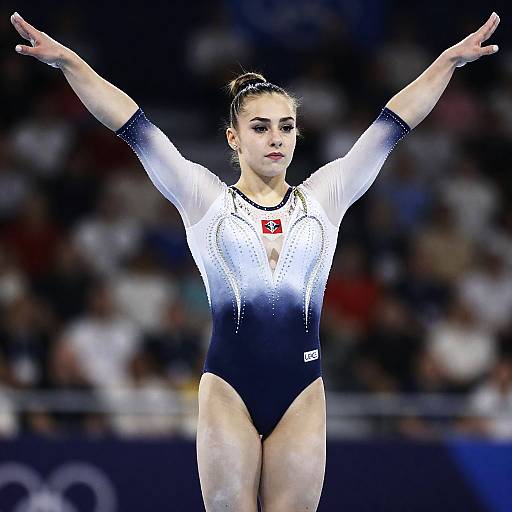 High-Resolution Olympic Gymnast Portrait