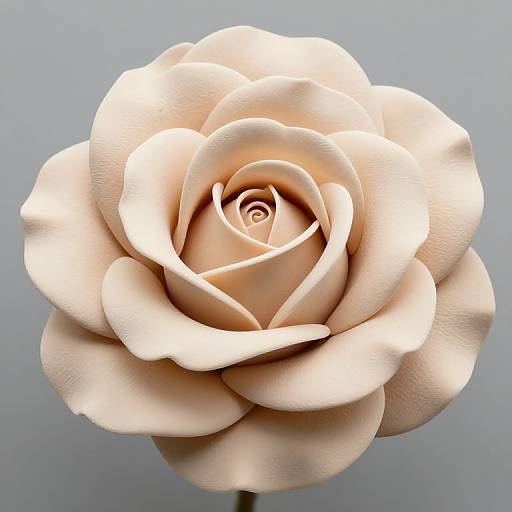 3D-Rendered Realistic Foam Rose