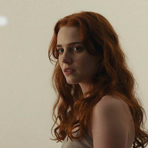 Cinematic Portrait of Woman with Red Hair