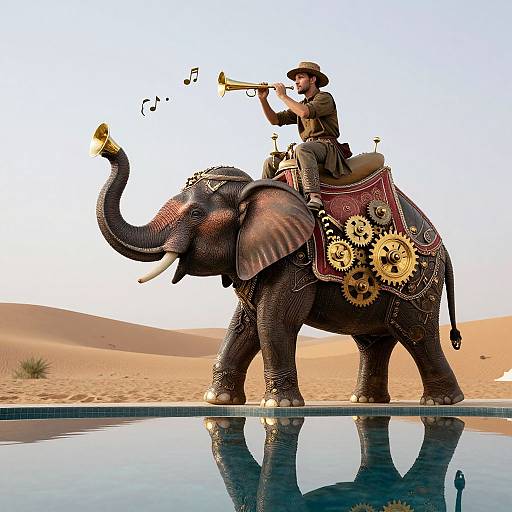Elegant Explorer on Clockwork Elephant