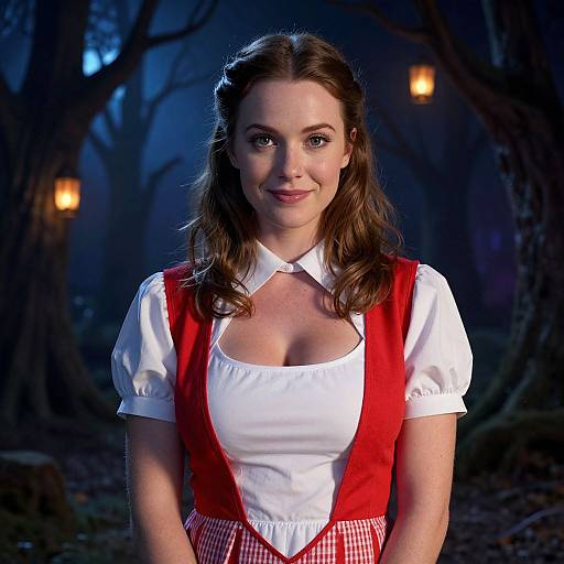 Dorothy Costume in Haunted Forest