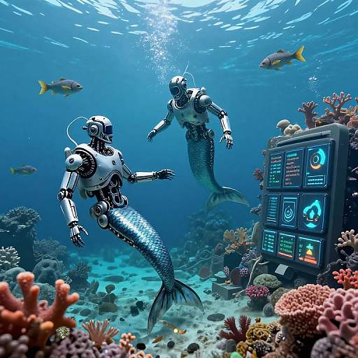 Mermaids Salvaging Data with Exoskeletons