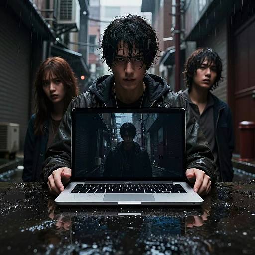 Dark Rainy Urban Mystery Thriller