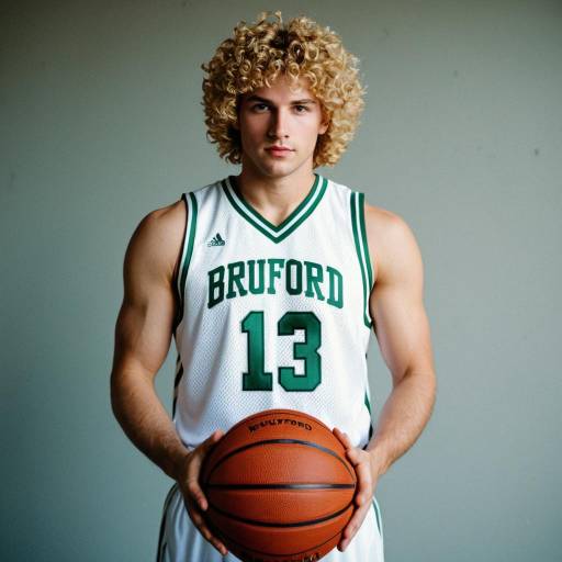 Blond Curly Hair Basketball Cosplay Costume