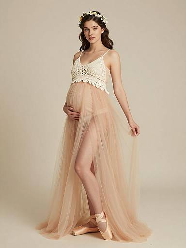 Dreamy Ethereal Fairy Maternity Portrait