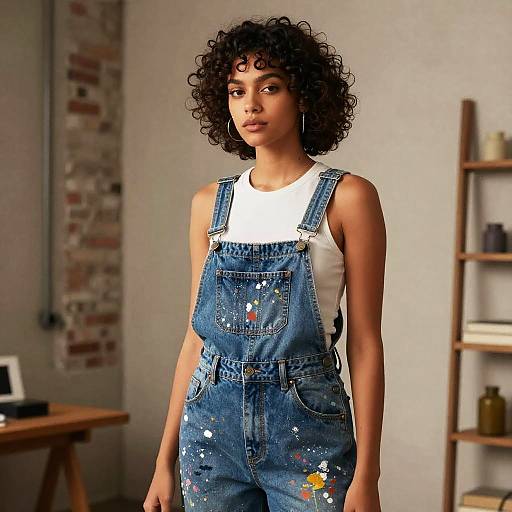 Finger Roll Hairstyle in Urban Loft